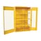 Vestil Yellow Cylinder Cabinet Horizontal 12 Cylinder Capacity CYL-H-12 - alternate 3